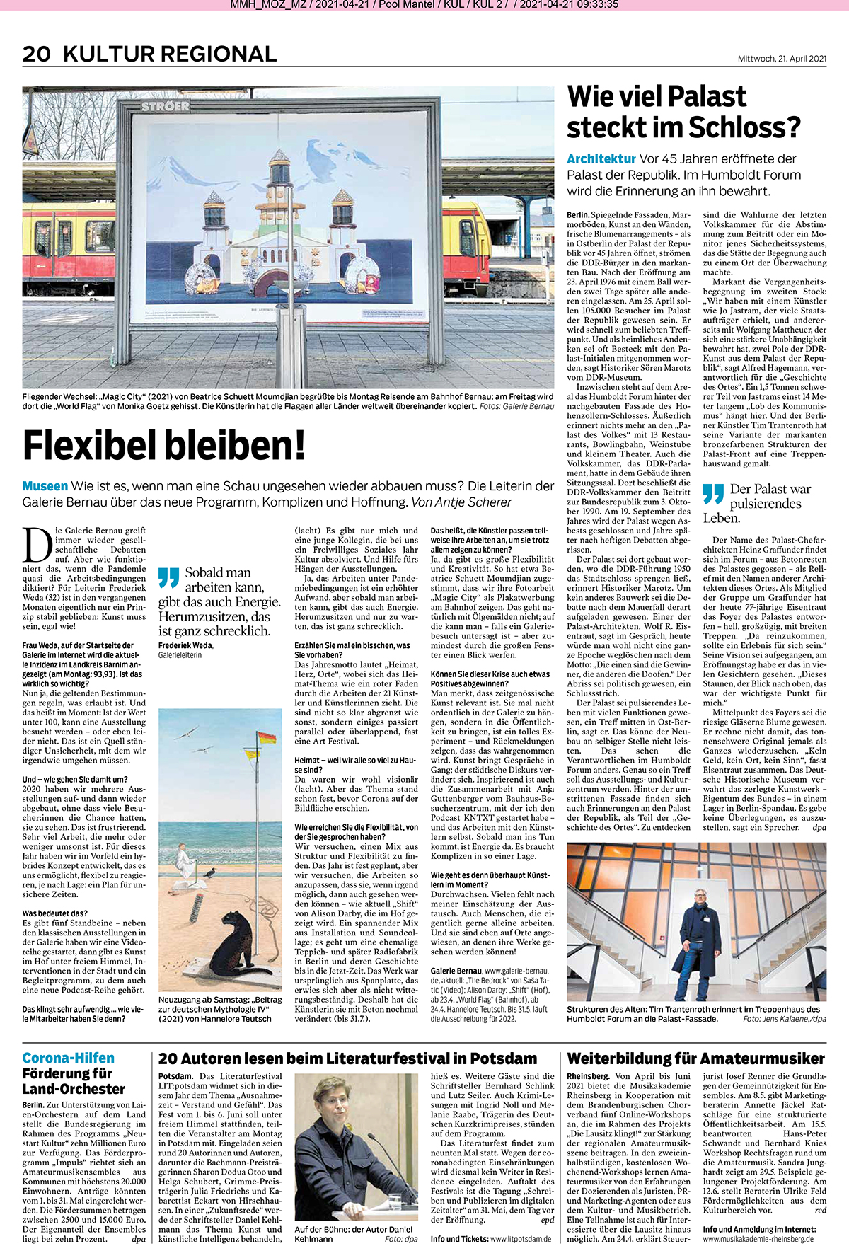 <p>Press, selection</p>
